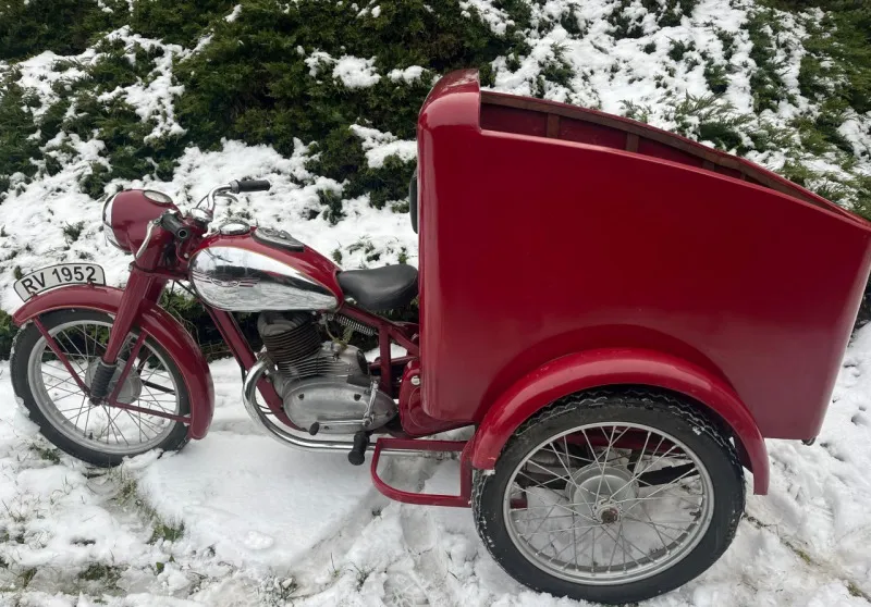 Jawa 250 Perák rikša 1952