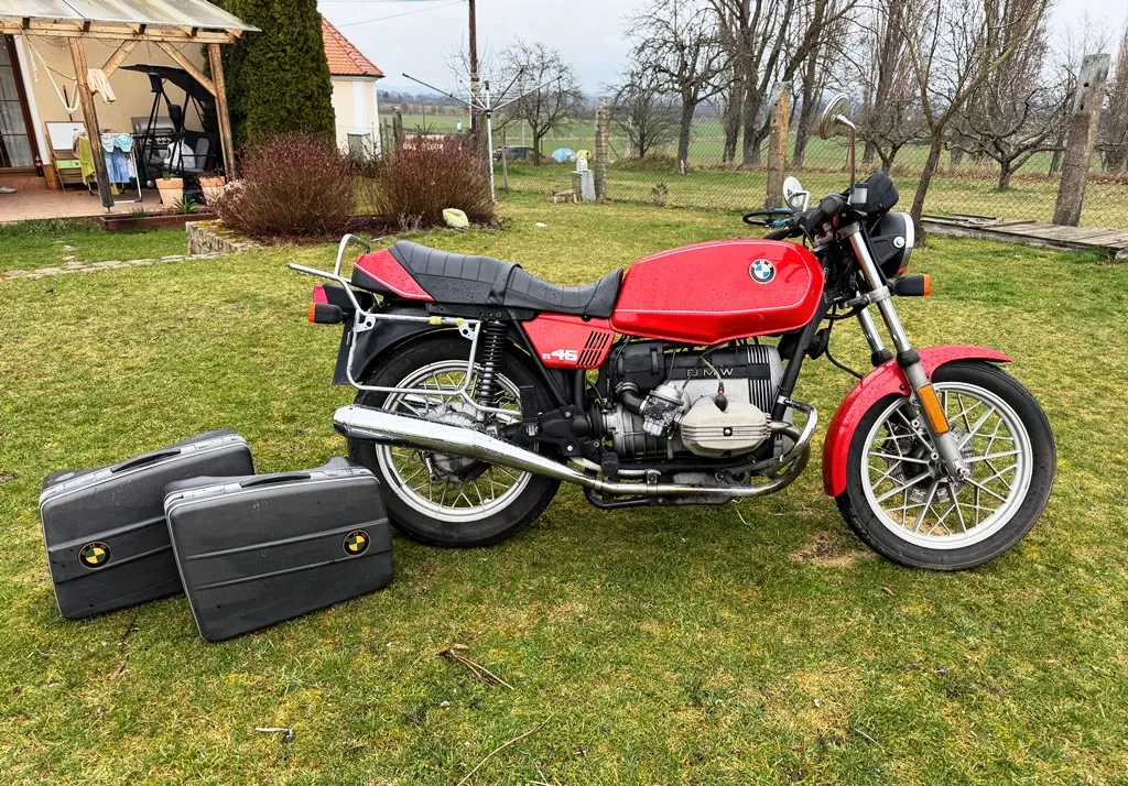 BMW R 45, původní stav 1980