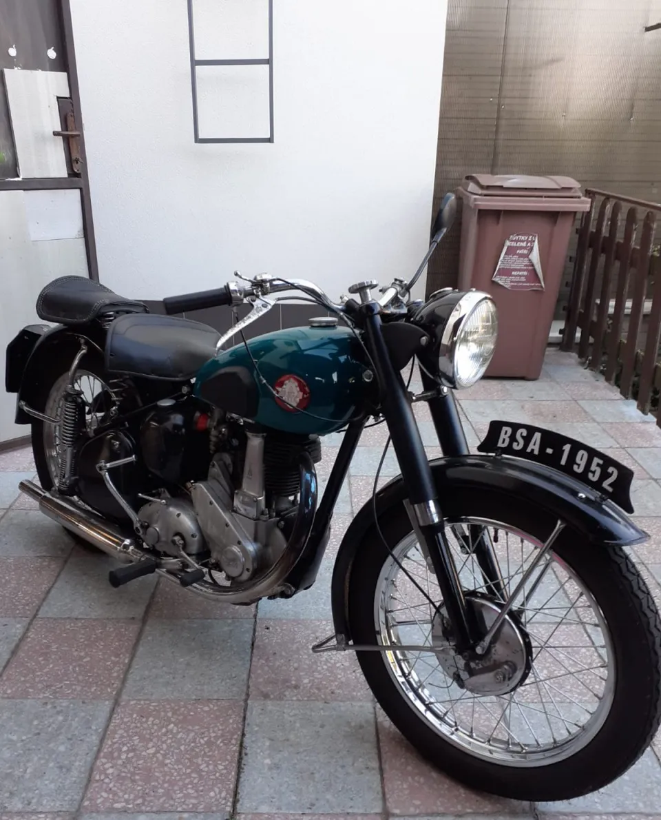 BSA B31 Motocykl 1952