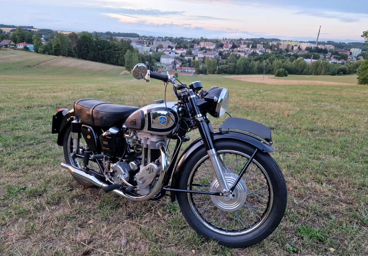AJS 350 M16 Po Renovaci 1954